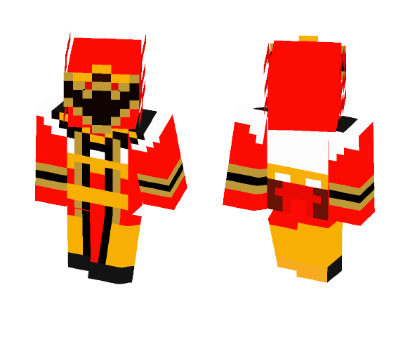 Red Mystic Legend Ranger - Male Minecraft Skins - image 1