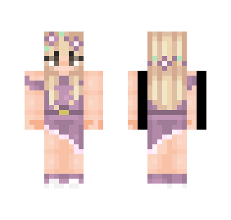 Purple girl // beeslxys - Girl Minecraft Skins - image 2