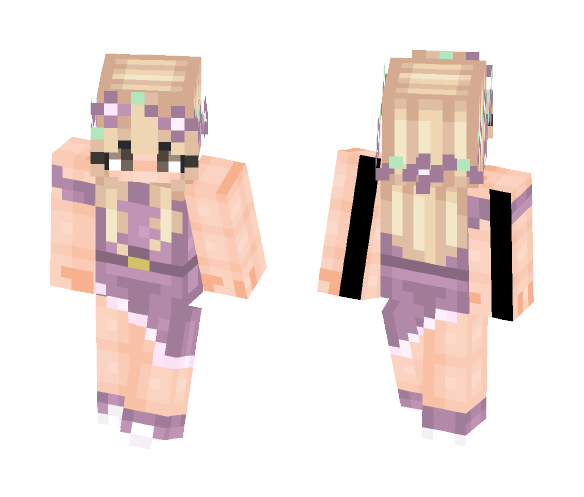 Purple girl // beeslxys - Girl Minecraft Skins - image 1