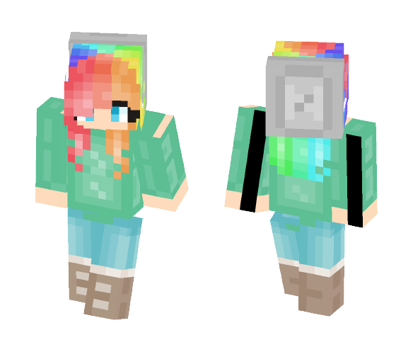 Uggs and Beanie girl - Girl Minecraft Skins - image 1
