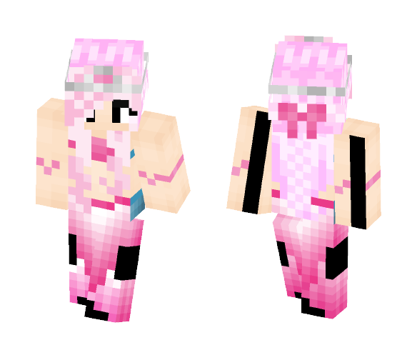 Coral Pink - Female Minecraft Skins - image 1
