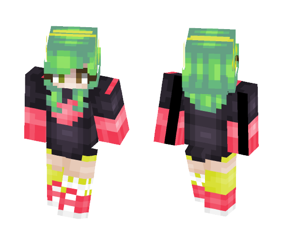 such kawaii, very hisui - remake - Kawaii Minecraft Skins - image 1