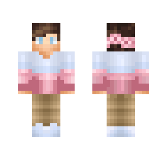 Pink Flower Boy -George - Boy Minecraft Skins - image 2