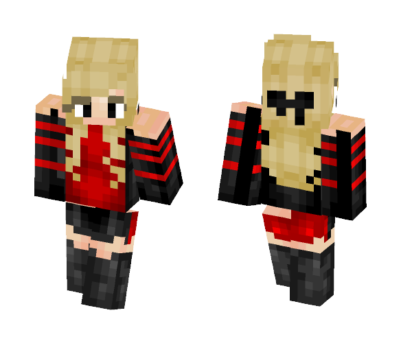 Black and Red (Read Description) - Female Minecraft Skins - image 1