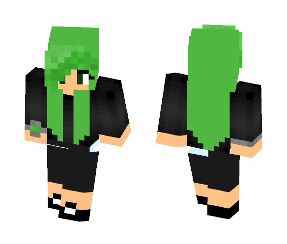 Money Green Girl - Girl Minecraft Skins - image 1