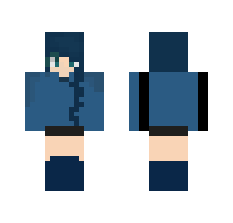 Blue 4 Life - Female Minecraft Skins - image 2