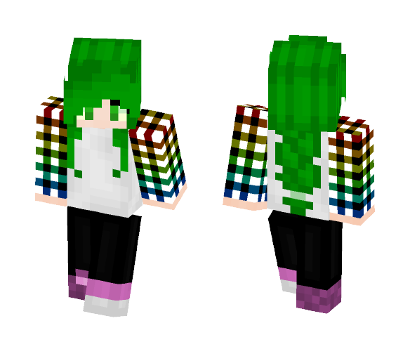 Colorful Gamer - ^~^ - Female Minecraft Skins - image 1