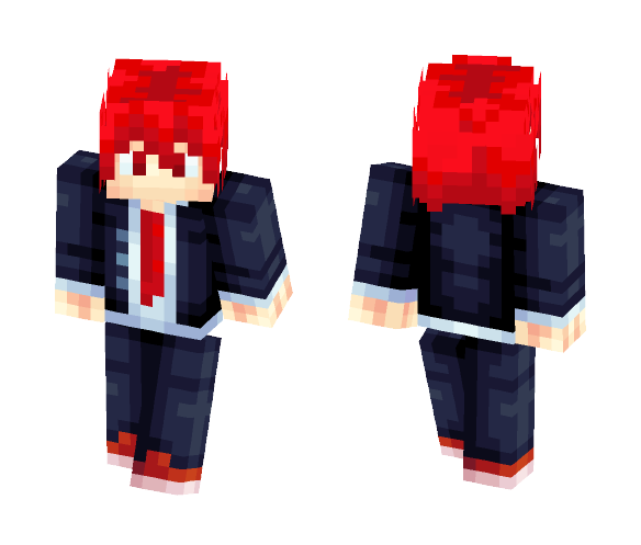 Red haired non-devilish okumura? - Male Minecraft Skins - image 1