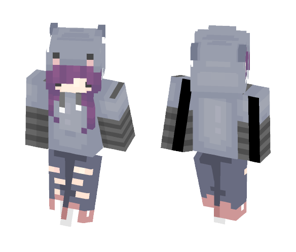 Hoodie Monster ~ ℱłυrr - Female Minecraft Skins - image 1