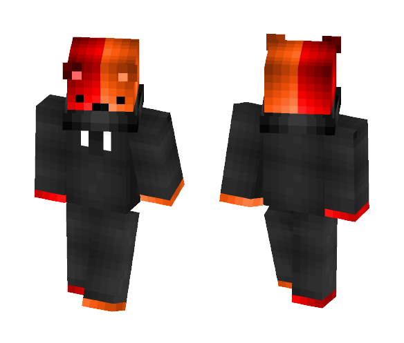 Red And Orange Bear - Other Minecraft Skins - image 1