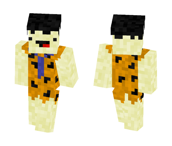 Derp Flintstone - Interchangeable Minecraft Skins - image 1