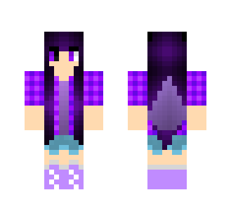 Wolf Girl (Purple) - Girl Minecraft Skins - image 2
