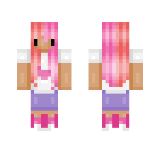 Kawaii BubbleGum Girl - Girl Minecraft Skins - image 2