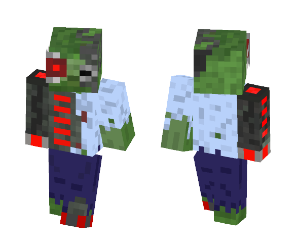 Cyborg Zombie - Interchangeable Minecraft Skins - image 1