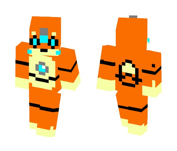 Yip the Mechanical Fox - Male Minecraft Skins - image 1