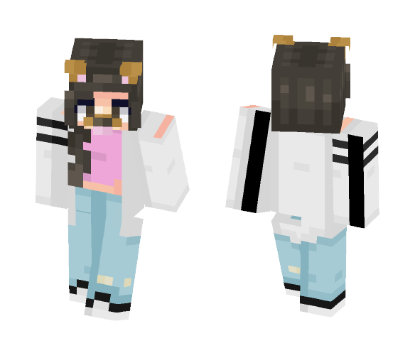 Kawaii Dog Girl - Dog Minecraft Skins - image 1