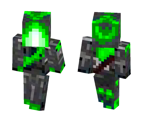 Emeral axe - Male Minecraft Skins - image 1