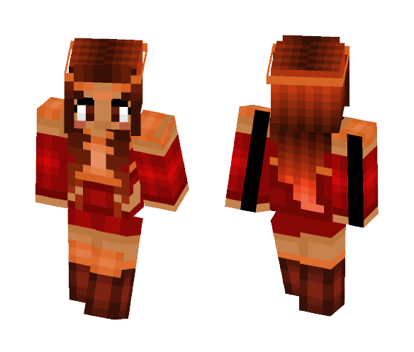 Warrior♥ - Female Minecraft Skins - image 1