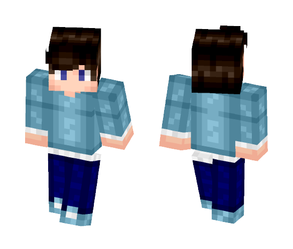 Blue guy - Male Minecraft Skins - image 1