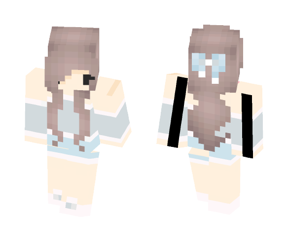 Pale Chibi - Female Minecraft Skins - image 1