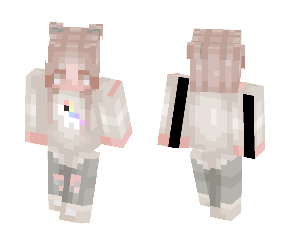 Unicorn dreams I New Shading! QwQ - Female Minecraft Skins - image 1