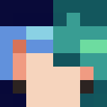кяαzу ~ Blue and green halfsies - Female Minecraft Skins - image 3