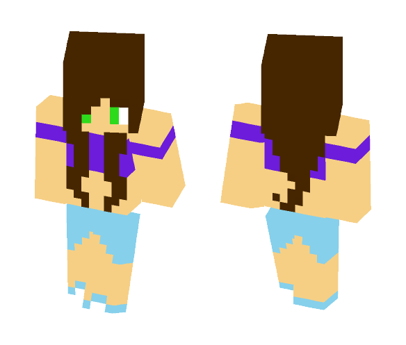 Summer Girl (In Honor of Summer) - Girl Minecraft Skins - image 1