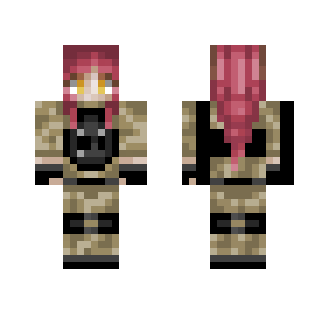 Request | Ahri in army outfit - Female Minecraft Skins - image 2