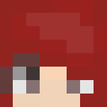 Kawaii Red haired Person Girl - Color Haired Girls Minecraft Skins - image 3
