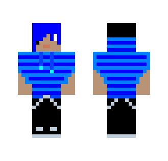 Emo Boy Blu (Better in Preview) - Boy Minecraft Skins - image 2