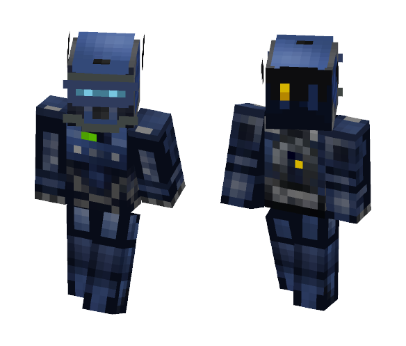 Chappie Robot Police - Male Minecraft Skins - image 1