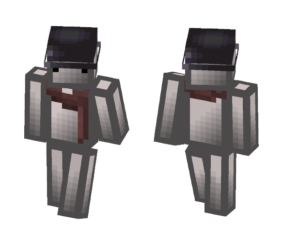 =-= Smart Grey =-= - Male Minecraft Skins - image 1