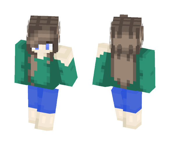 A somewhat old lazy skin - Female Minecraft Skins - image 1