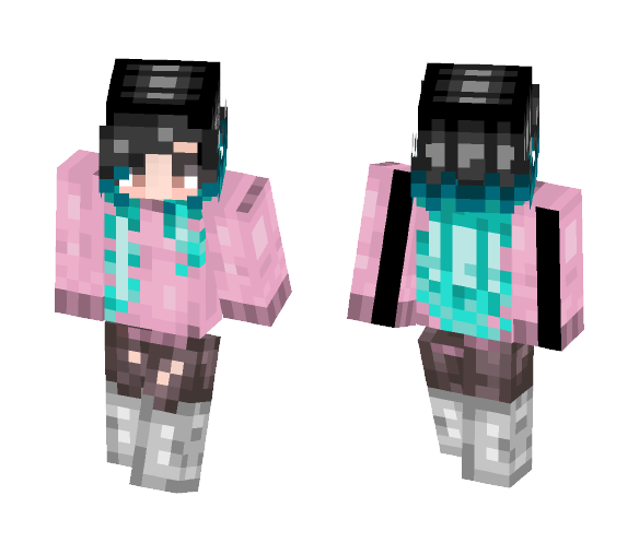 x Blue Ombré x - Female Minecraft Skins - image 1