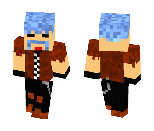 BlueBiker - Male Minecraft Skins - image 1