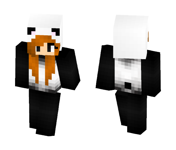 Panda Girl - Girl Minecraft Skins - image 1