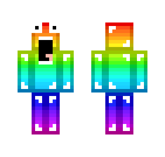Screaming Rainbow - Male Minecraft Skins - image 2