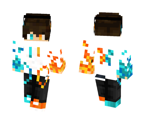 Hot And Cold - Male Minecraft Skins - image 1