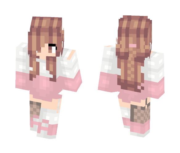 Pink and white - Female Minecraft Skins - image 1