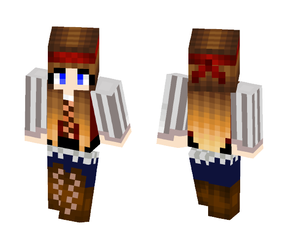 Pirate girl - Girl Minecraft Skins - image 1