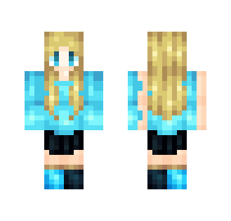 Blue ♥ Black ♥ Blonde - Female Minecraft Skins - image 2