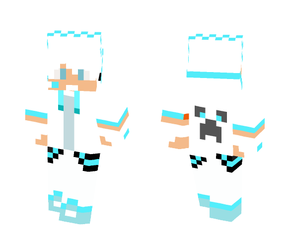 white gamer - Male Minecraft Skins - image 1