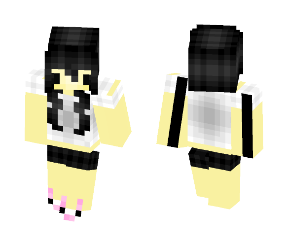 Bunny Pajamas - Female Minecraft Skins - image 1