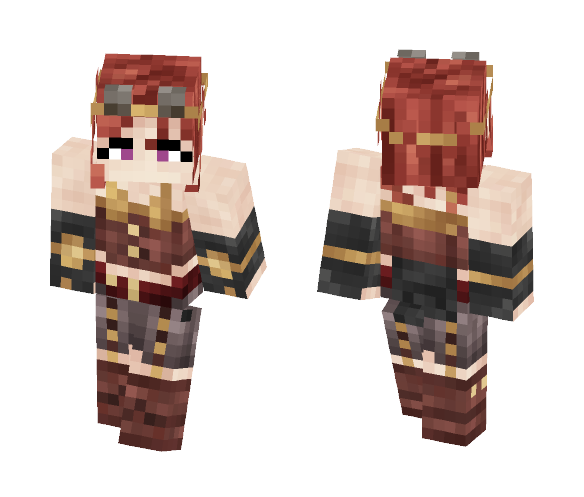 Steampunk Pilot [SPG] - Female Minecraft Skins - image 1
