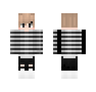 Cute black and white - Male Minecraft Skins - image 2