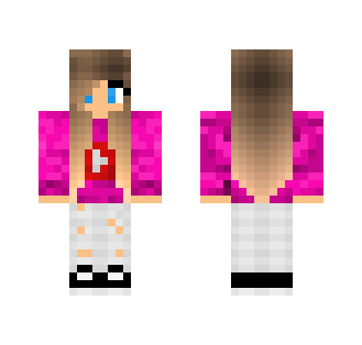 Youtube Girl pink (requested) =) - Girl Minecraft Skins - image 2