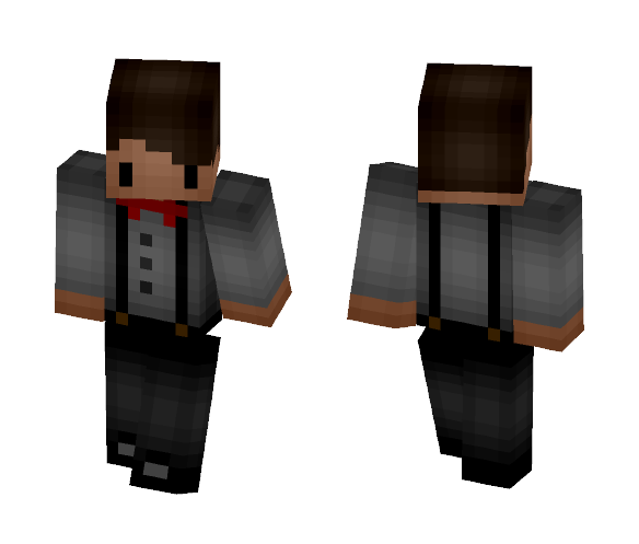Chibi Suspenders Boy - Boy Minecraft Skins - image 1