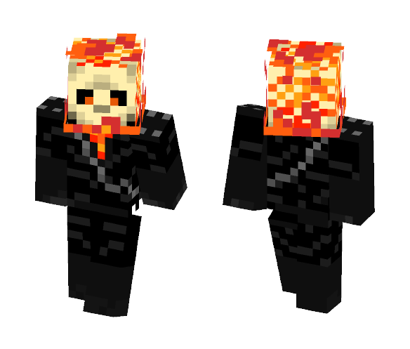 Fire skeleton - Other Minecraft Skins - image 1
