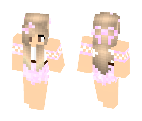Pink girl =) @Hipixel_LMF530 - Girl Minecraft Skins - image 1