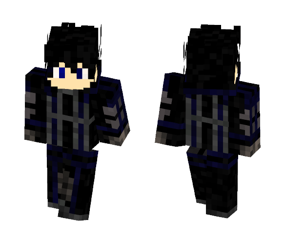 Blue future fighter - Male Minecraft Skins - image 1